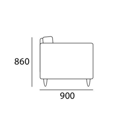 Arturo Ceres Sofa (2 seater)