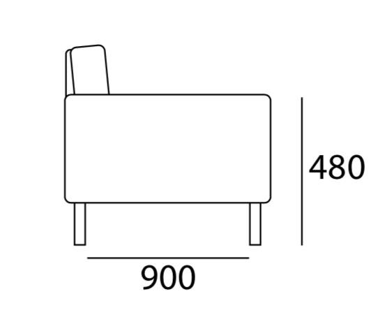 Arturo Ceres Sofa (1 seater)