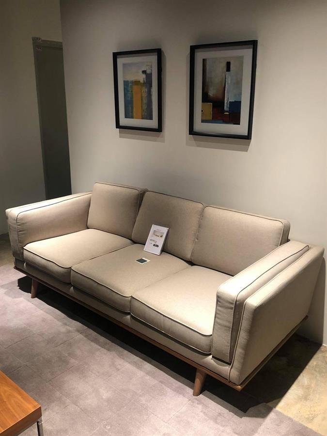 Arturo - Civic 3 seater Sofa/ Fabric Sofa/ Modern Sofa (FREE Shipping to West Malaysia)