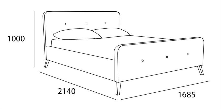 Arturo - Marston Bedframe - Queen Size (FREE Shipping to West Malaysia)