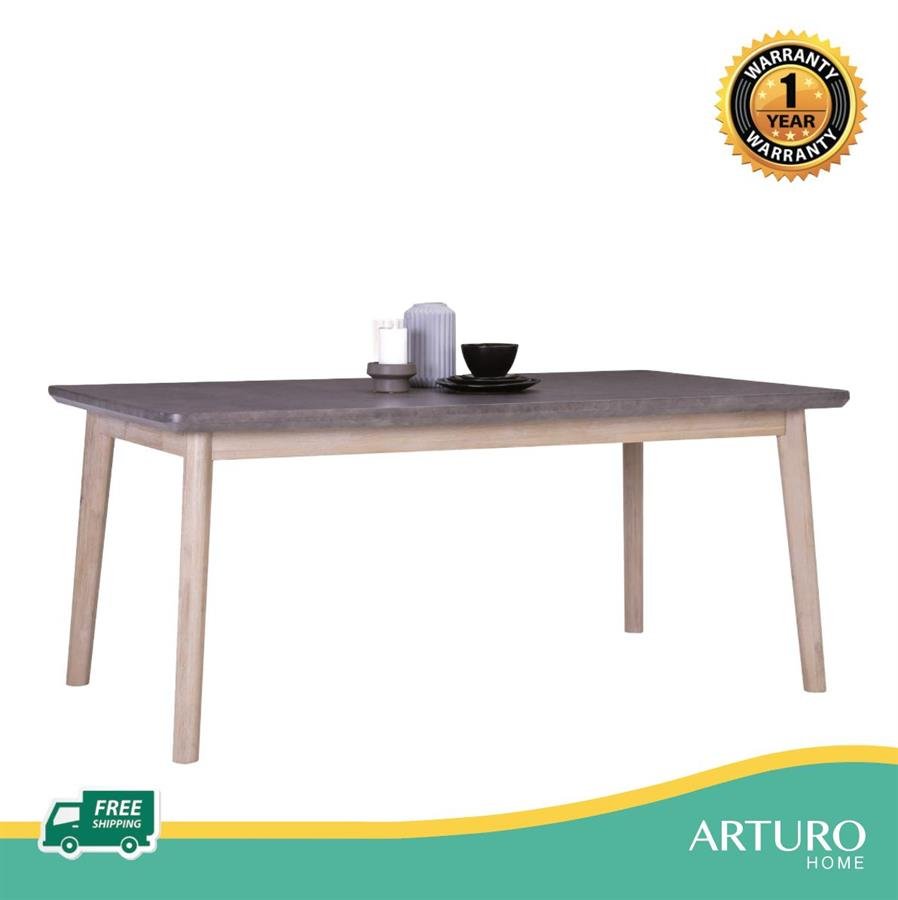 Arturo - Gabbie  Dining Table/ Solid Wood Dining Table (FREE Ship to West Malaysia)