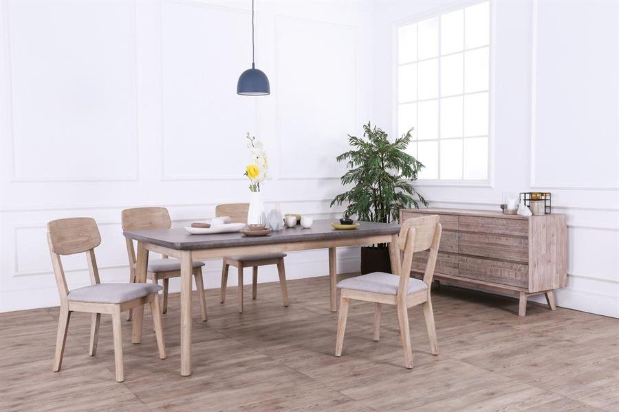 Arturo - Gabbie  Dining Table/ Solid Wood Dining Table (FREE Ship to West Malaysia)