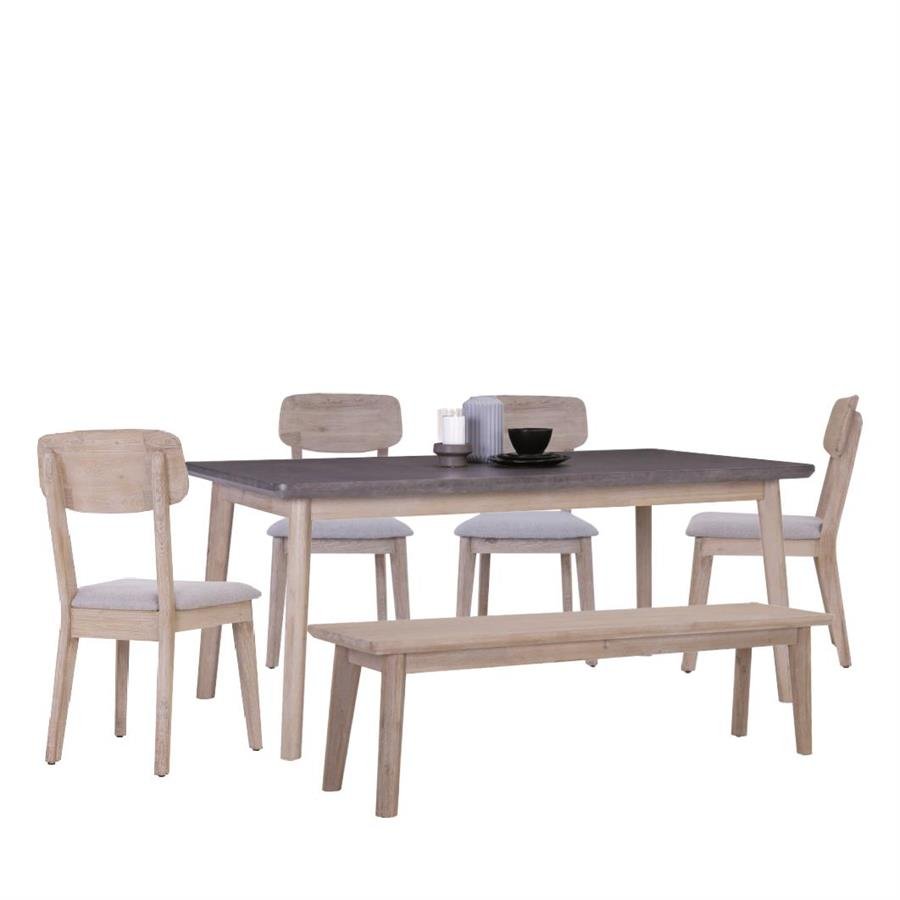 Arturo - Gabbie  Dining Table/ Solid Wood Dining Table (FREE Ship to West Malaysia)