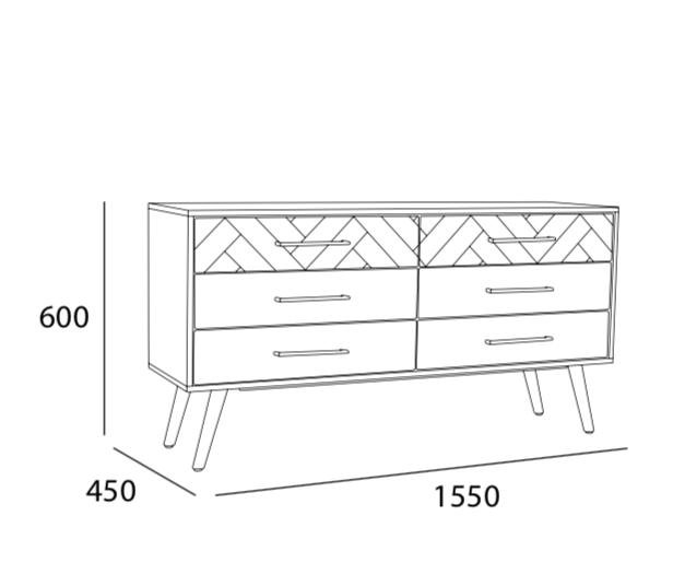 Arturo Pablo 6 Drawer Dresser