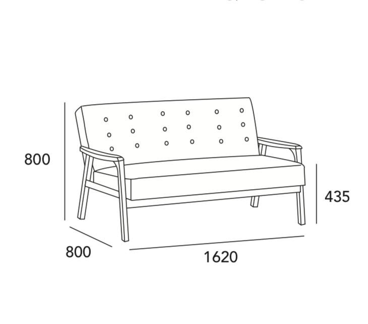 Arturo - Taylor 3 Seater Sofa/ Beige Sofa/ Solid Wood/ Synthetic Leather