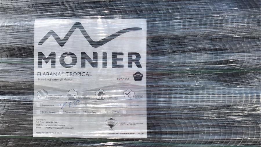 Monier Roof Tiles Ebony  Building Materials Online