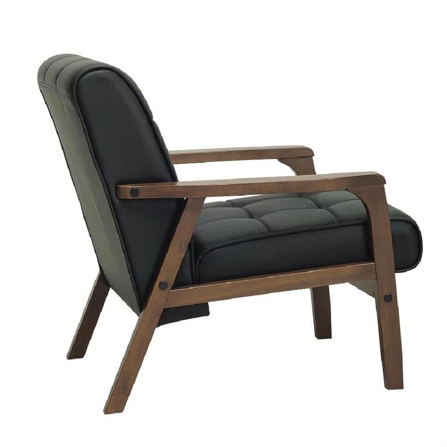Arturo - Tucson 1 Seater Sofa/ Arm Chair/ Solid Wood/ Black Synthetic Leather/ Blue Fabric Sofa/ Brown Fabric Sofa (Free Shipping to West Malaysia)