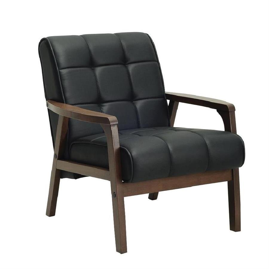 Arturo - Tucson 1 Seater Sofa/ Arm Chair/ Solid Wood/ Black Synthetic Leather/ Blue Fabric Sofa/ Brown Fabric Sofa (Free Shipping to West Malaysia)