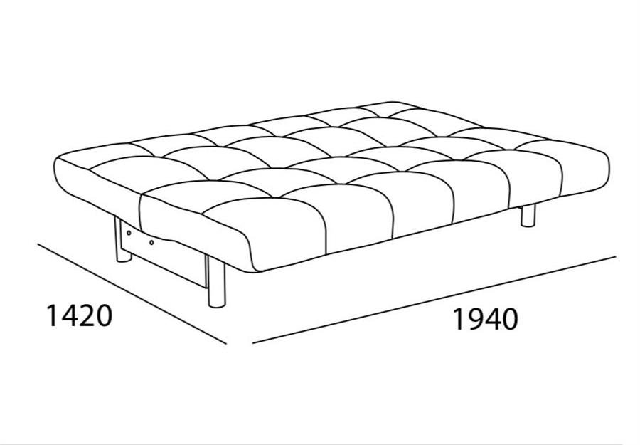 Arturo - Crossline Sofa Bed/ Day Bed (FREE Shipping to West Malaysia)
