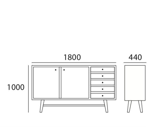 Arturo Sierra Sideboard (1.8m)