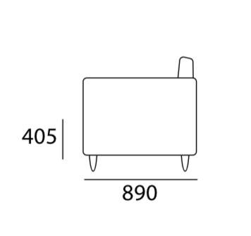 Arturo Camy 3-Seater Sofa