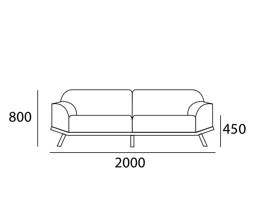 Arturo Bambee 2-Seater Sofa