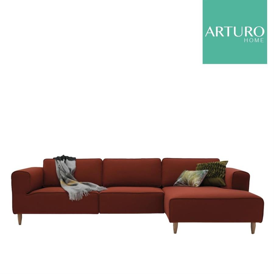 Arturo Luna L-Shaped Sofa (Chaise on left, base on seating position)