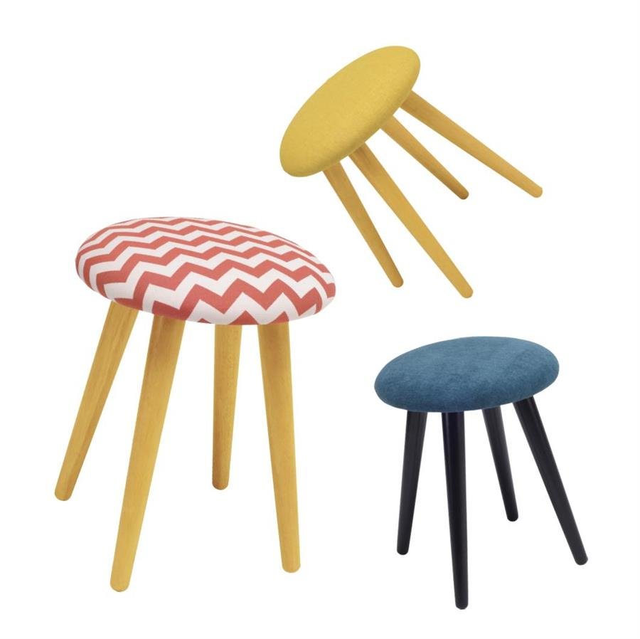 Arturo - Poppy Stool (Assorted Colour)
