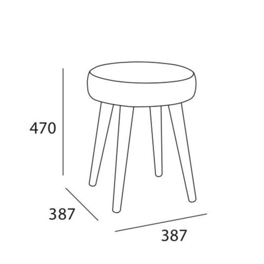 Arturo - Oprah Stool (Assorted Colour)