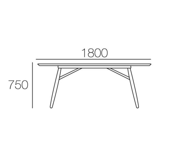 Arturo Konya Dining Set (1 Dining Table + 4 Dining Chairs)