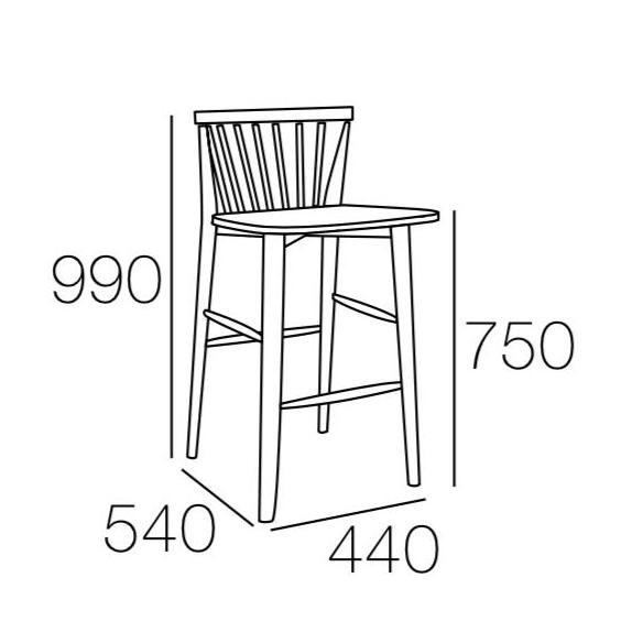 Arturo Mizu Bar Stool