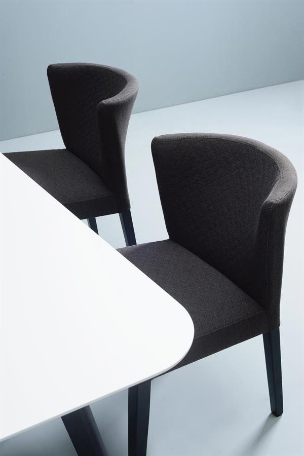Arturo - Rhoda Dining Chairs (Set of 2) Side Chair/ Fabric Chair/ Solid Wood Chair/ Blue Chair/ Black Chair/ Brown Chair (FREE Shipping to West Malaysia)