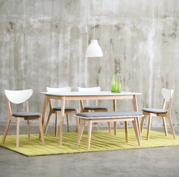 Arturo - Arthur Dining Bench (1m)/ Solid Wood Bench (FREE Shipping to West Malaysia)