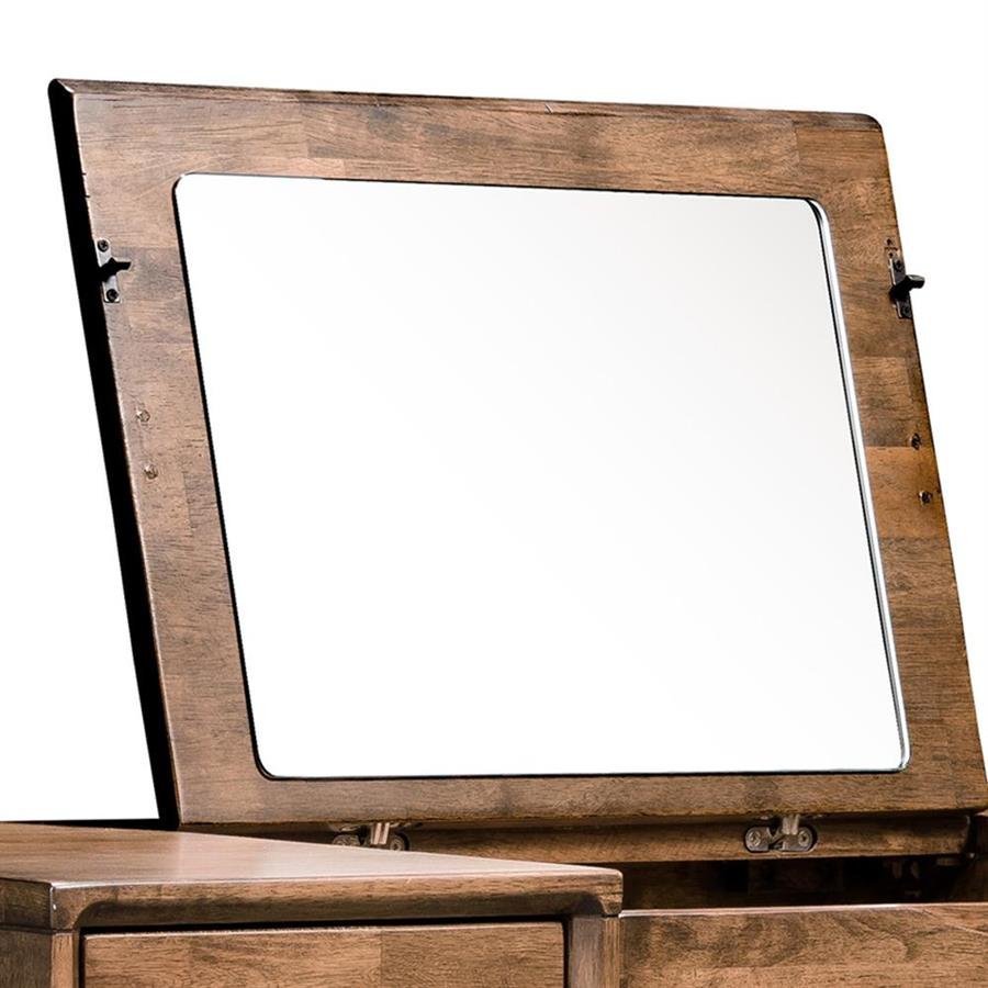 Arturo - Paula Dressing Table Set with Matching Stool and Retractable Mirror/ Vanity Table/ Make Up Table/ Solid Wood/ Mid-century Design/ Retro Design (FREE Shipping to West Malaysia)