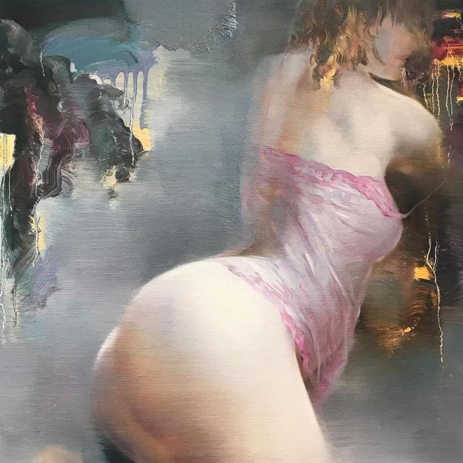 Arturo Oil Painting Abstract Lady