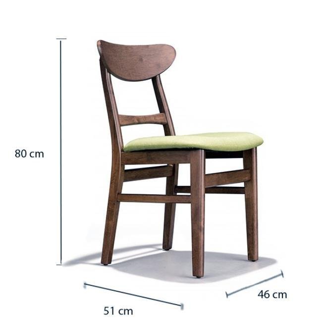 Arturo - Nellie + 4 Sila Dining Room Set/ Dining Set/ Round Table/ Solid Wood Table/ Solid Wood Chair (FREE Shipping to West Malaysia)