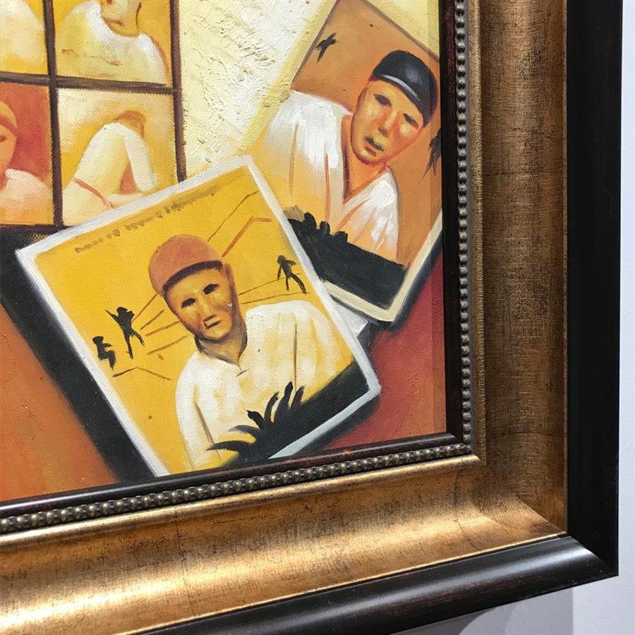 Arturo Oil Painting Baseball Memories
