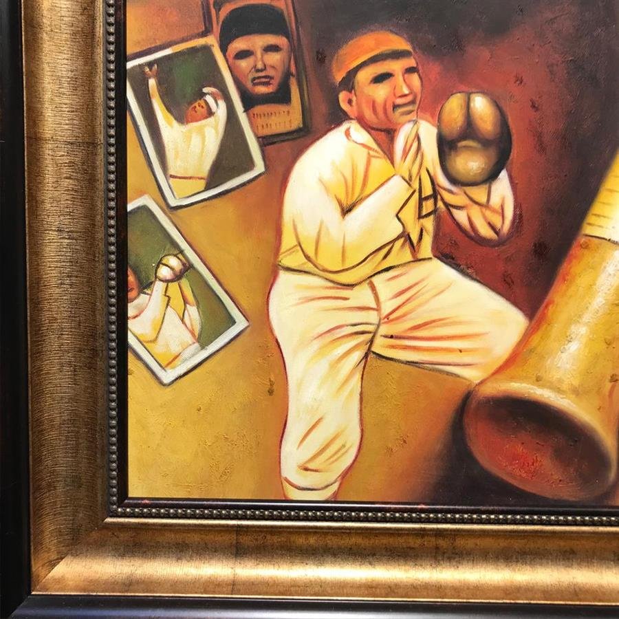 Arturo Oil Painting Baseball Memories