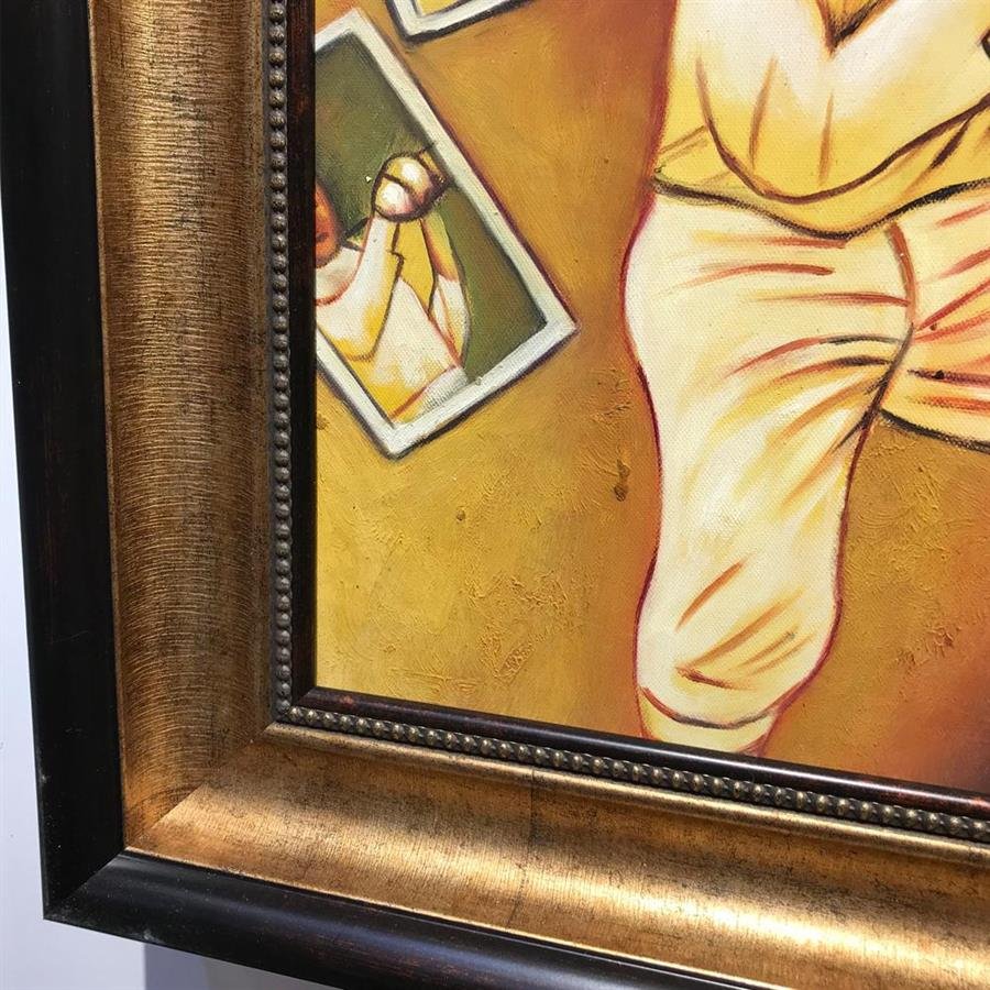 Arturo Oil Painting Baseball Memories