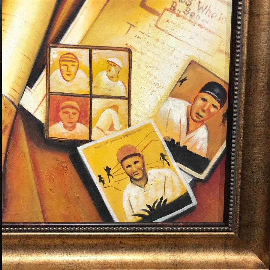 Arturo Oil Painting Baseball Memories