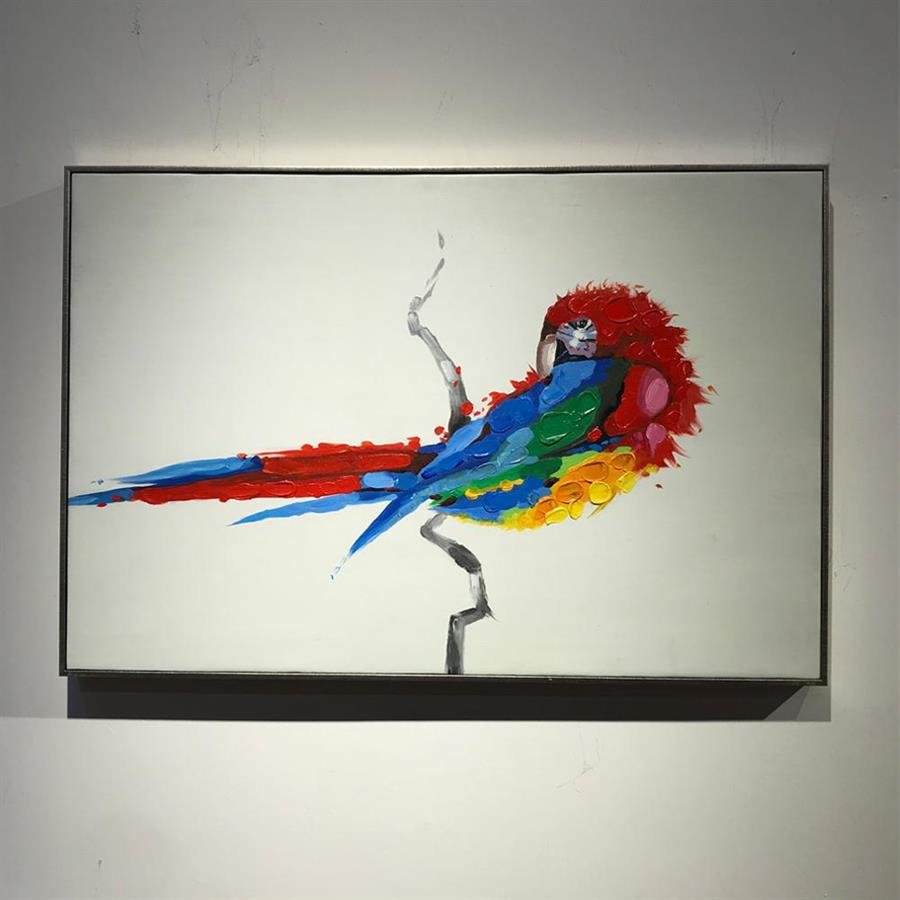 Arturo Oil Painting Parrot