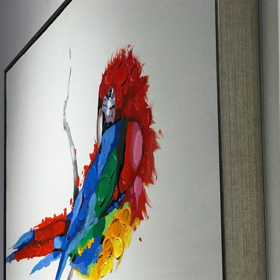 Arturo Oil Painting Parrot