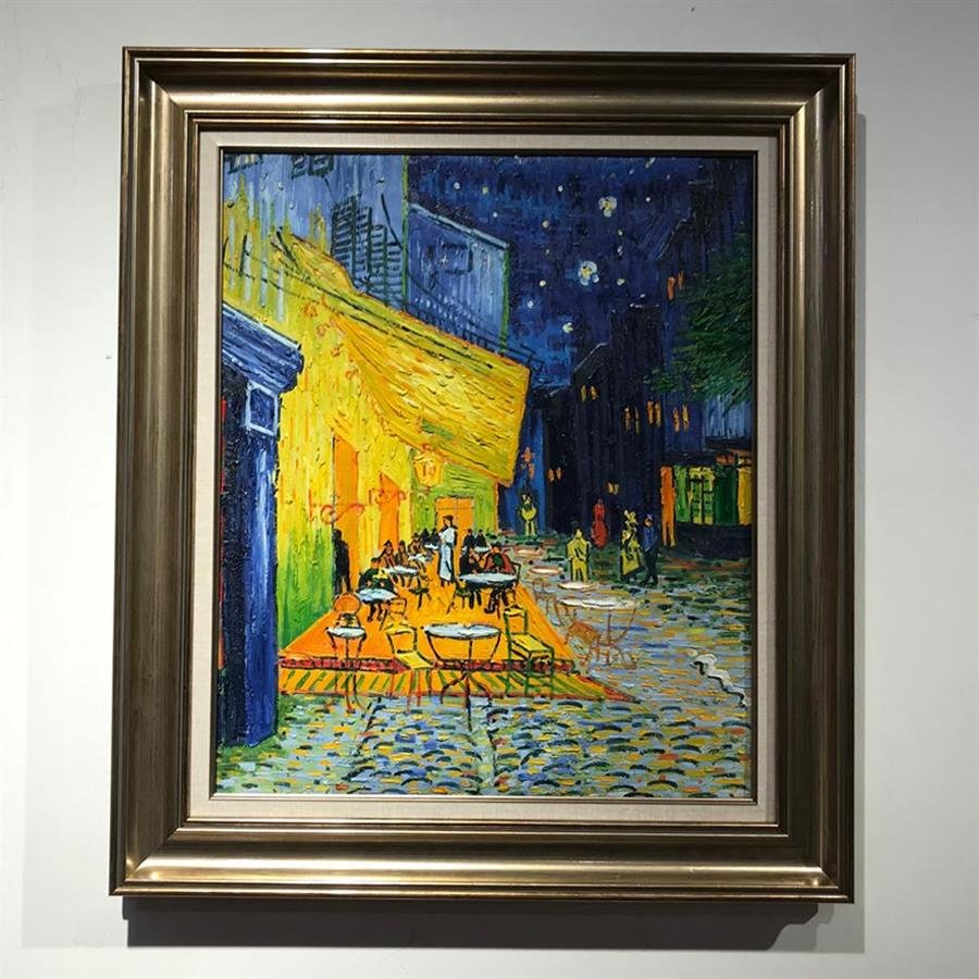 Arturo Oil Painting French Cafe