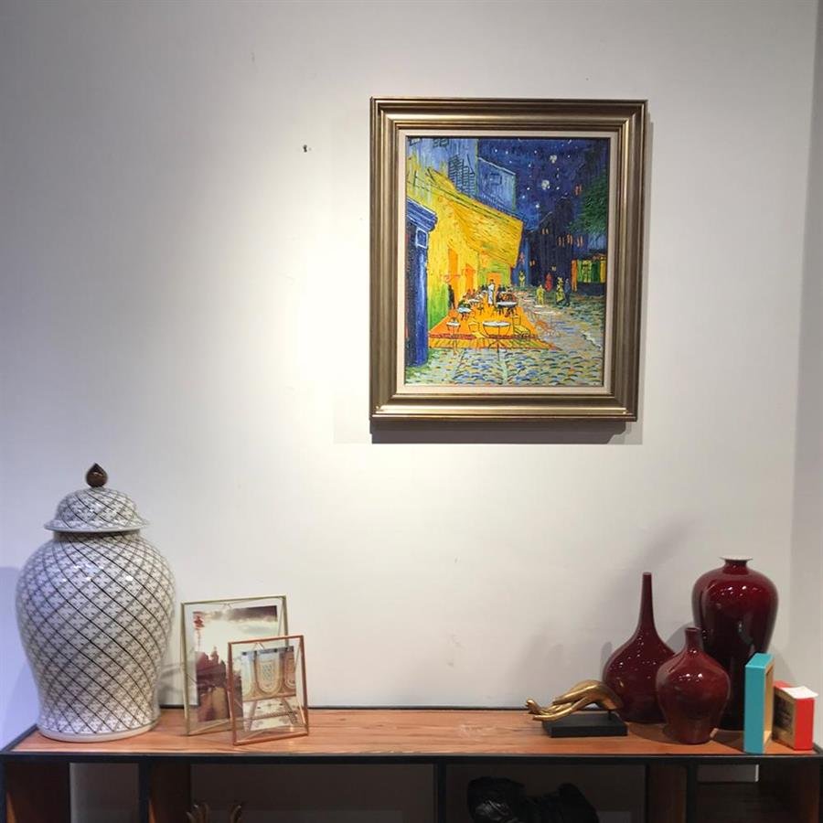 Arturo Oil Painting French Cafe