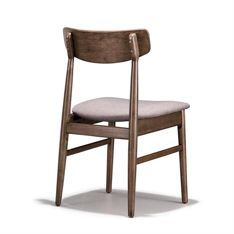 Arturo - Nellie + 4 Seeta Dining Set/ Round Table/ Solid Wood Table/ Solid Wood Chair/ Fabric Chair (FREE Shipping to West Malaysia)