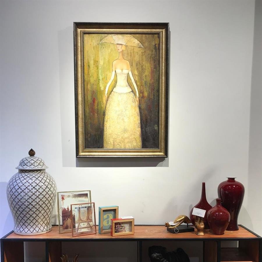 Arturo Oil Painting Aristocrat Lady Louisa