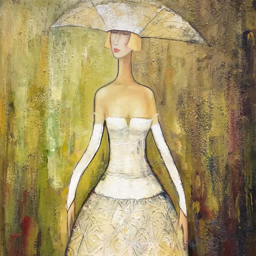Arturo Oil Painting Aristocrat Lady Louisa