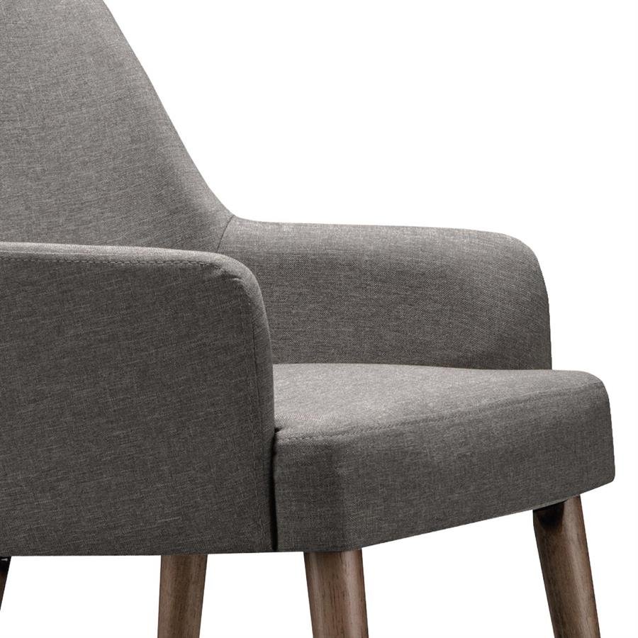 Arturo - Aubrey Dining Chairs (Set of 2)/ Fabric Chairs/ Solid Wood Chairs/ Arm Chair/ Dining Chair with Arm Rest (FREE Shipping to West Malaysia)