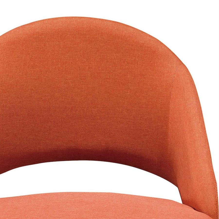 Arturo - Ariel Dining Chair (Set of 2)/ Fabric Chair/ Arm Chair/ Dining Chair with Arm Rest/ Orange Chair (FREE Shipping to West Malaysia)
