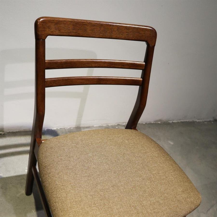 Arturo - Senon Dining Chair/ Solid Wood Chair/ Fabric Chair/ Mid-century Design/ Retro Design (FREE Shipping to West Malaysia)