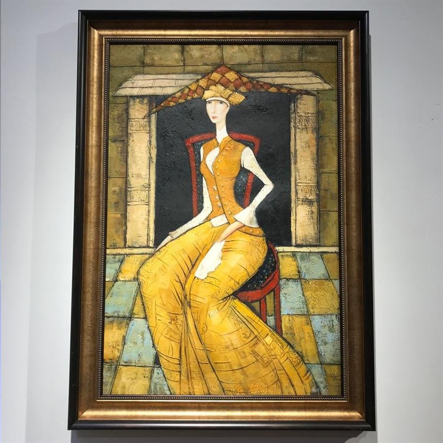 Arturo Oil Painting Aristocrat Lady Valentina
