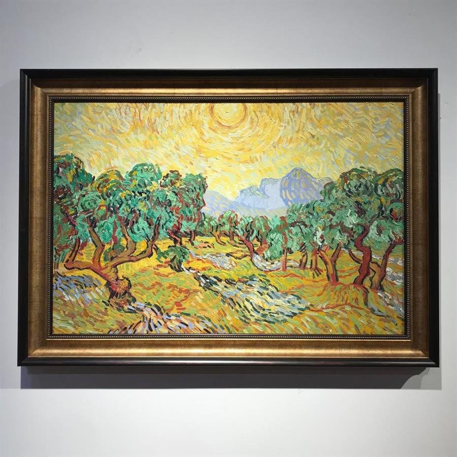 Arturo Oil Painting With Frame - Sunrise