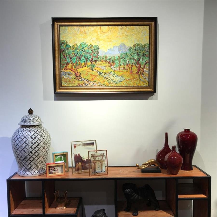 Arturo Oil Painting With Frame - Sunrise