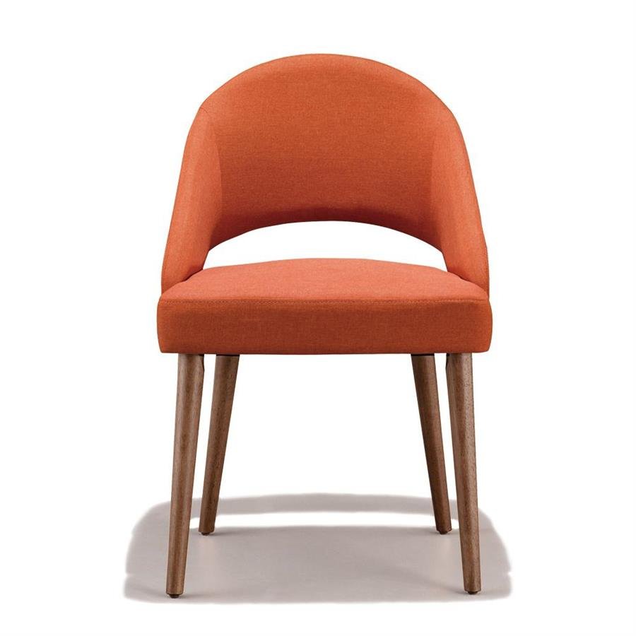 Arturo - Ariel Dining Chair/ Fabric Chair/ Arm Chair/ Dining Chair with Arm Rest/ Orange Chair (FREE Shipping to West Malaysia)