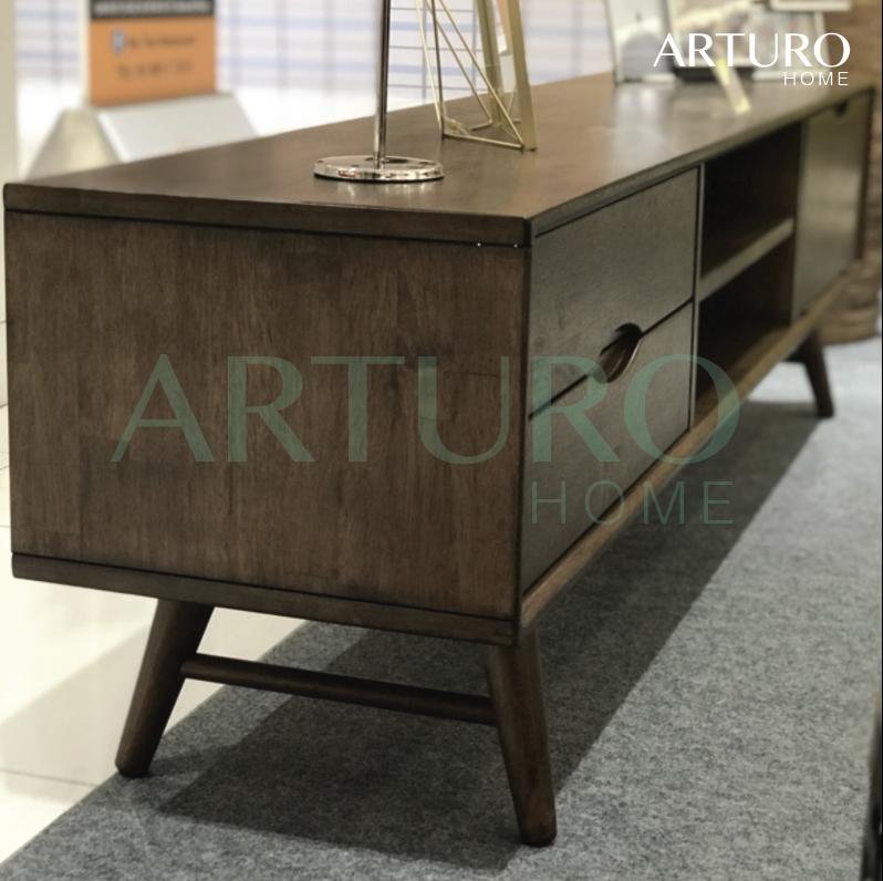 Gabino II TV Console (1.8M) / TV Cabinet/ Media Unit/ Entertainment Unit/ Mid Century Design, Solid Wood/ Soft Closing Drawers/ (Free Shipping to West Malaysia)