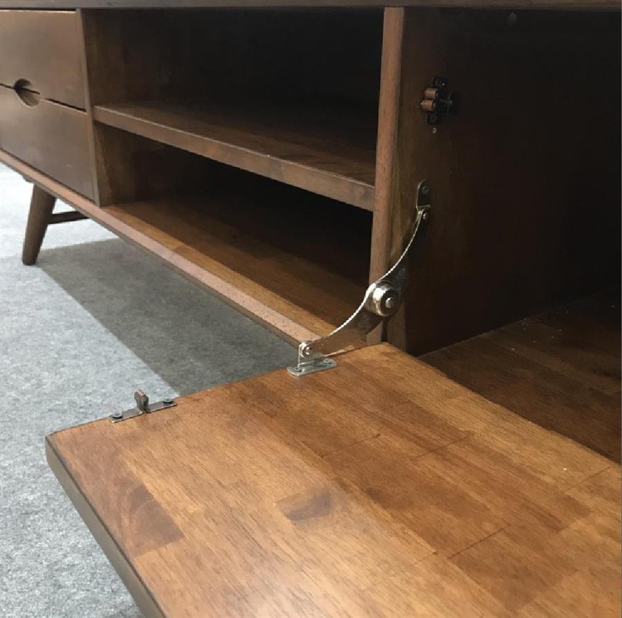 Gabino I TV Console (1.8M)/ TV Cabinet/ Media Unit/ Entertainment Unit/ Mid Century Design/ Solid Wood/ Soft Closing Drawers (Free Shipping to West Malaysia)