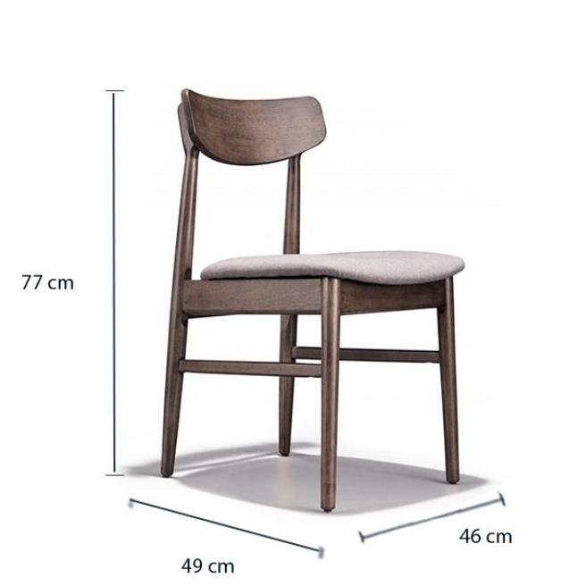 Arturo - Seeta Dining Chair/ Solid Wood Chair/ Mid-century Design/ Retro Design (FREE Shipping to West Malaysia)