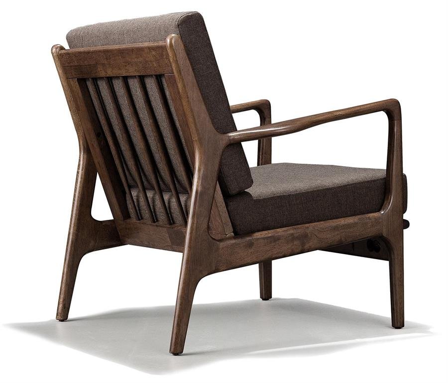 Arturo - Jacobe 1 Seater Sofa/ Arm Chair/ Single Seater/ Mid-century Design/ Retro/ Solid Wood Sofa/ Fabric Sofa (FREE Shipping to West Malaysia)