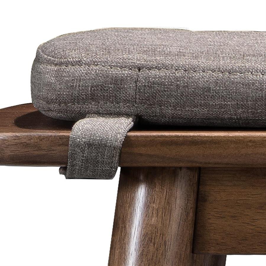 Arturo - Giorgio Dining Bench/ Hallway Bench/ Solid Wood/ Removable Cover/ Mid-century design/ Retro (FREE Shipping to West Malaysia)