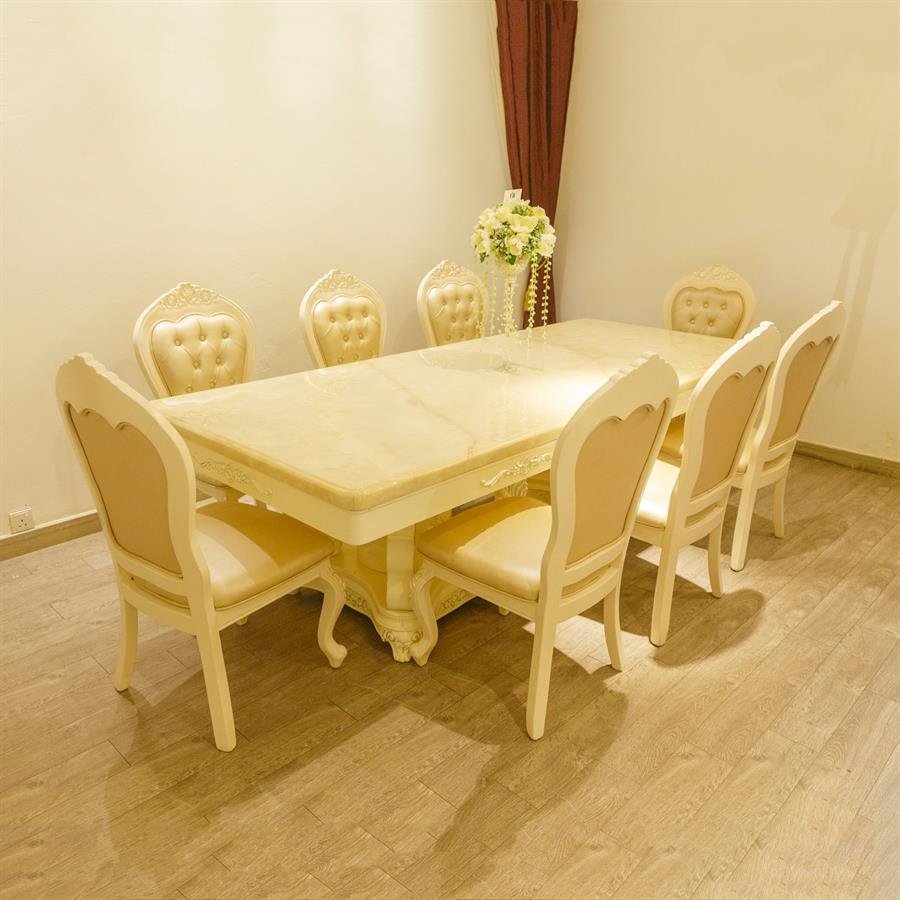 White Dining Table Set